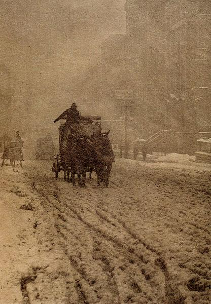 Winter – Fifth Avenue
Alfred Stieglitz
Date: 1893
Style: Pictorialism
Genre: photo