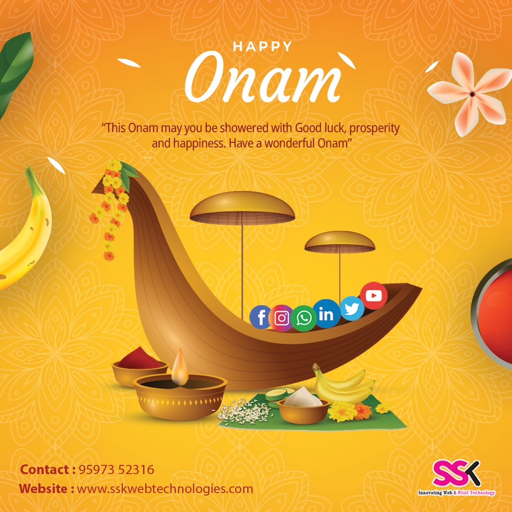 ssk_web's tweet photo. Happy onam2023

#DigitalMarketing #Onlineclass #WebsiteDevelopment #sskwebtechnologies https://t.co/iGVwBnhzxT