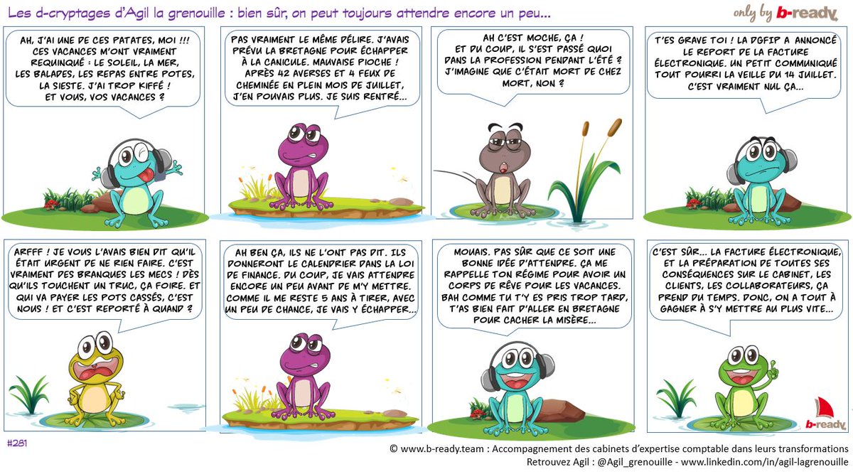 Du coup, on fait quoi avec ce report de la facture électronique annoncé par la <a href="/dgfip_officiel/">Direction générale des Finances publiques</a> ? #expertscomptables / <a href="/Bready_officiel/">b-ready</a> <a href="/CSOEC/">CNOEC 🚀</a>
