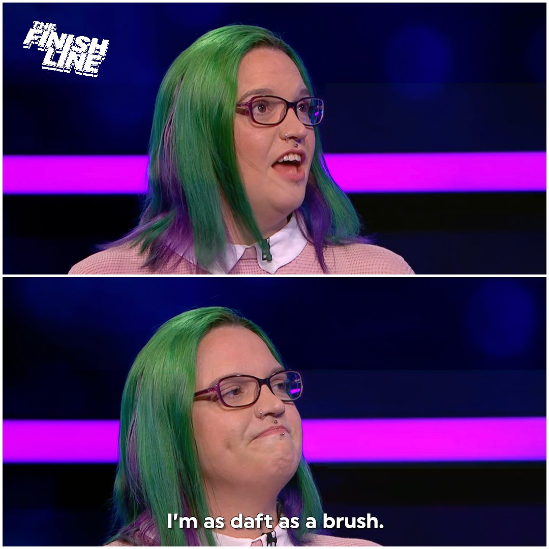 When you apply for a quiz show but don't know much about quizzes 😬 #thefinishline