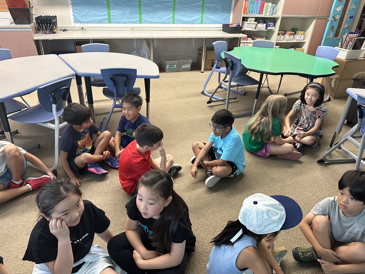 NIS_Grade3's tweet photo. Communicators: We are learning new vocabulary all the time, and we often use talk partners as a way for students to practice on a daily basis. Today we discussed “What are some of your personal characteristics” for morning meeting time. #chattyfriends https://t.co/hJYSXmtuND