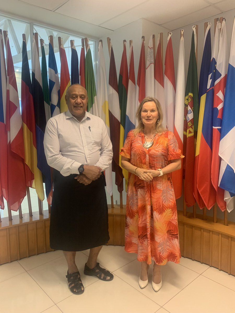 Inspiring meeting with the new Pacific Ocean Commissioner.

Discussed opportunities for cooperation in #OceanGovernance #BBNJ #Biodiversity #OceanGovernance #MarineProtection #SDGs #MaritimeSecurity #BlueEconomy