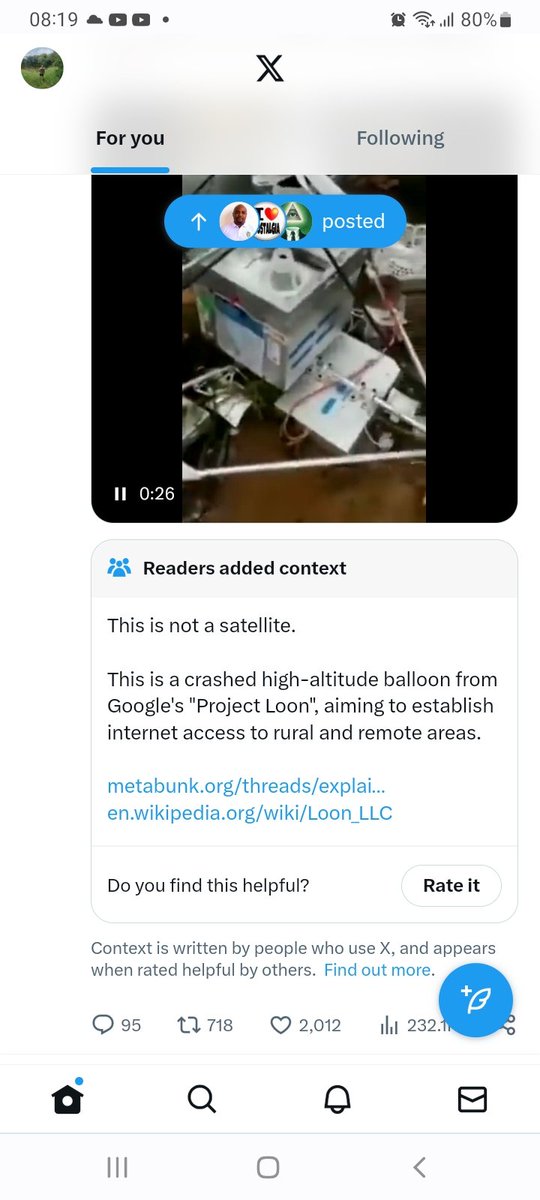 HonestStoner001's tweet image. @elonmusk @X @TwitterIndia 

If we have satellites in space, why do we need Google to connect us via our atmosphere? 

#ProjectLoon