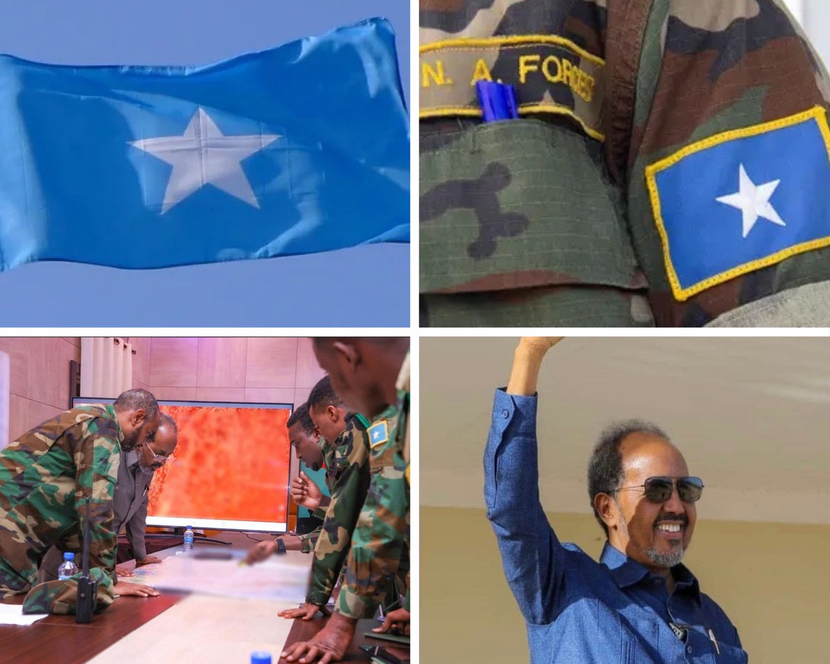 AnalystSomalia's tweet photo. I salute and support our president and soldiers who are at the battlefield and taking the fight to the extremists.

When I returned to Mogadishu in 2009 Al Shabaab — the most deadly extremist outfit in Africa — controlled more than 80% of #Mogadishu, Somalia���s (then devastated) capital as well  almost all major cities and towns of rest of south-central #Somalia; 

Today Mogadishu  is free, safe  and rising.

Now the liberation efforts is happening at the far flung districts of Somalia such as #Elbur, where 12000 gallant @SNAForce led by Prez @HassanSMohamud are facing off the enemy.

We should support president’s efforts  and the troops.

Now is the time to close ranks and keep eye on the prize: a Somalia free of Al Shabaab terrorism. 

As my friends @JustAwHirsi, @HShPrez2Ware and @MPMursalKhaliif would say, everything else could wait.

#BirmadeHassanSheik
