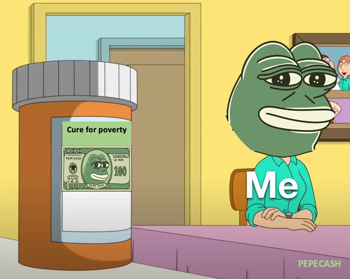 This is the way ANON !🐸💵
$PEPECASH
•LISTED ON CMC
•STRONG 5 ETH LP BURNT🔥
•BUY1 GET1 TOKENOMICS(freemoney)💥💵
•CONTINUOUS ETH TRENDINGS
•INDOEX LISTING SOON
•CMC TRENDING SOON
•THEN DEXTOOLS TRENDING
•TEAM ADDED ANOTHER 10ETH TO THE MARKETING WALLET
#PEPECASH #PEPE