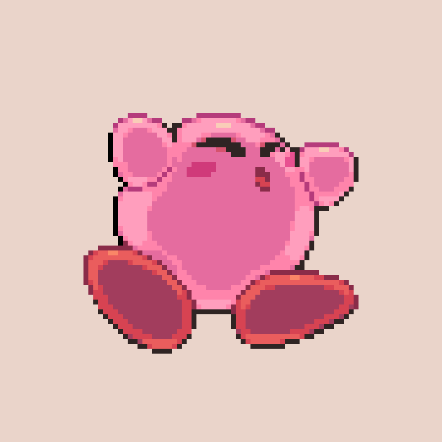 Kirby ran into your screen