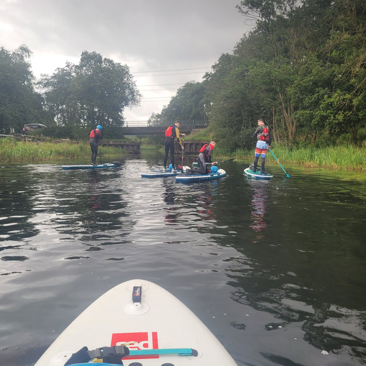 stmungoshs's tweet photo. The Outdoor Education Group started the session with some paddleboarding on the Forth and Clyde canal. The boys had a lot of fun whilst showing perseverance, confidence and self management. Well done! #paddling #performanceaward #watersports #outdoors #widerachievement https://t.co/myi7cZtsOd