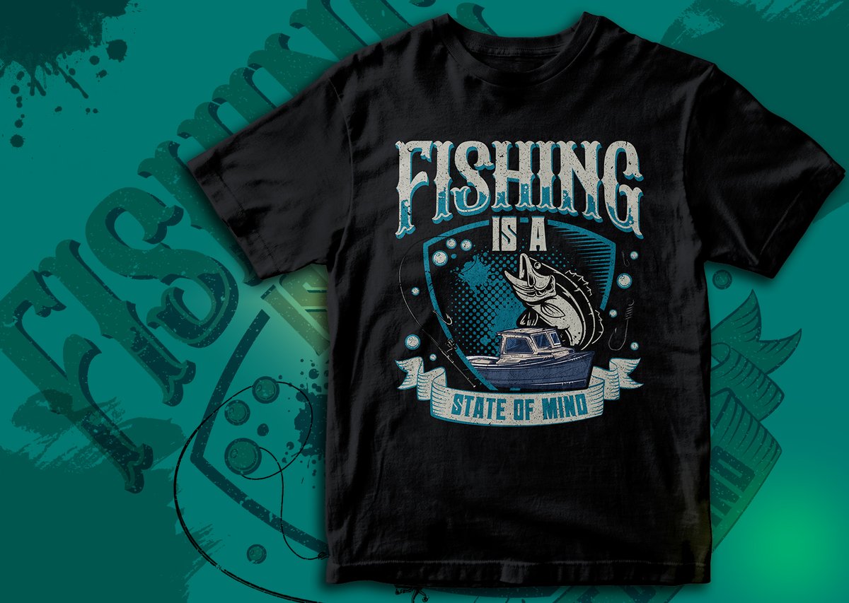 RashedDesign's tweet image. Fishing is more than just a hobby. It's a state of mind. It's about being present in the moment, enjoying the peace and quiet of nature, and connecting with something larger than yourself. #fishinglife #fishing  #fishingtrip #hunting #ocean #livebait #fishermen #tshirtdesign