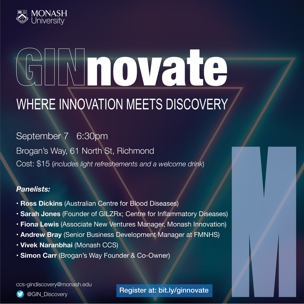 Have you registered to #GINnovate yet? There is still time but don't leave it to the last minute! You can check out below our amazing line up of panelists. 👋 We will see you there! 💻 bit.ly/ginnovate