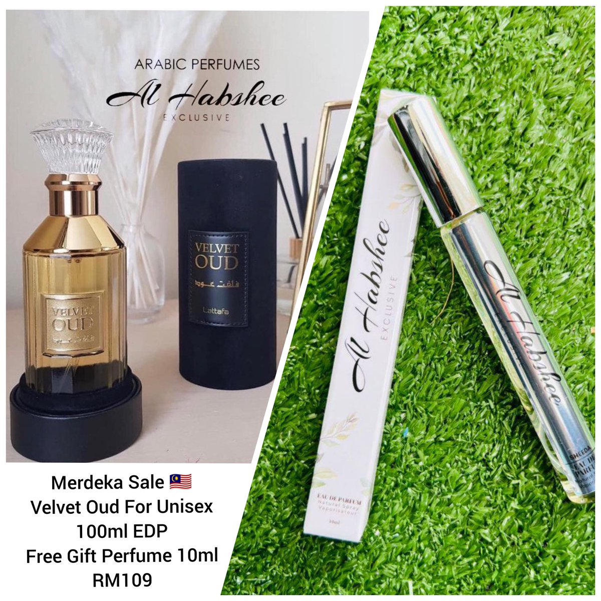 arabic_ismail's tweet photo. Merdeka Sale 🇲🇾
Velvet Oud For Unisex 100ml
Fresh Musky woody
RM119
Free Gift Pek Travel 10ml bernilai RM30
PROMOSI HINGGA 1 SEPTEMBER 2023
Berminat? Klik sini ye
👉https://t.co/mG9APT6aWT
#AlHabsheeByIsmail #Perfume #PerfumeArab #Fragrance #MinyakWangi #MerdekaSale https://t.co/WwBORyvZiH