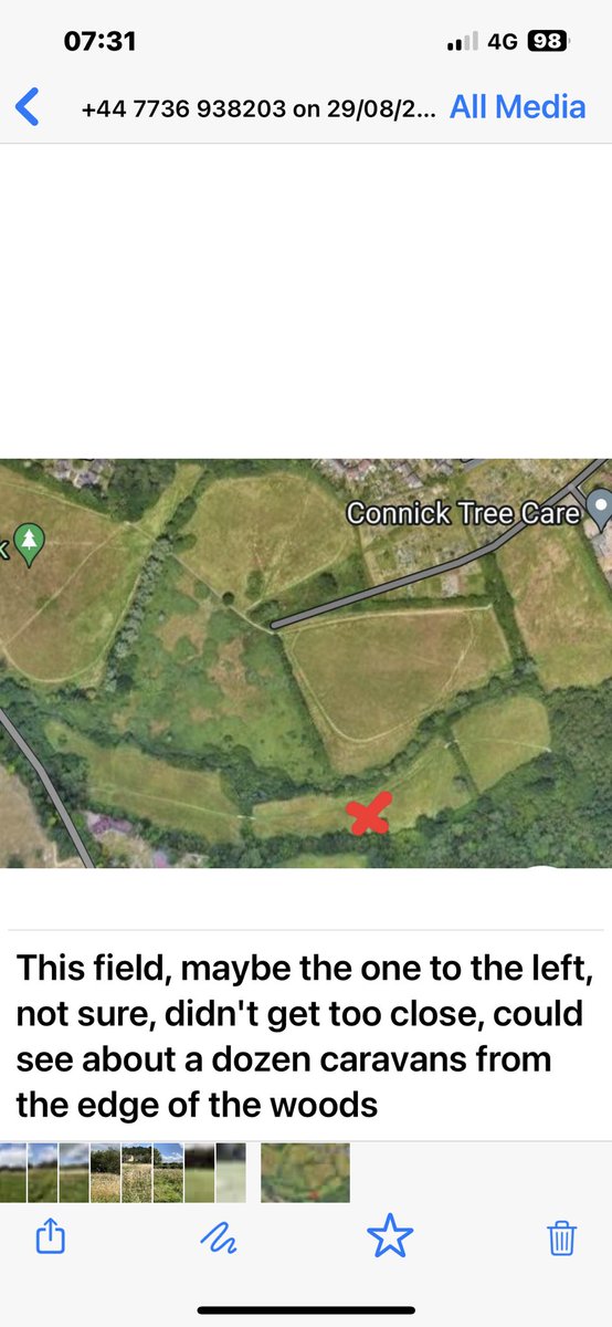 New location being used by the Travelers, spotted here this morning New Pond Farm/Felland copse, <a href="/reigatebanstead/">Reigate & Banstead Borough Council</a> <a href="/CllrKingSPW/">Cllr James King</a>