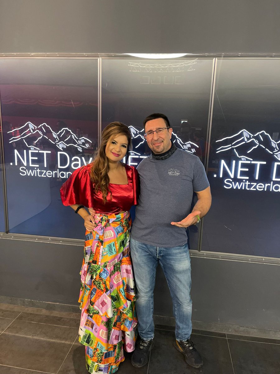 Dona Sarkar (@donasarkar) on Twitter photo So excited to be at <a href="/dotnetday_ch/">DotNetDay CH</a> to share news about All The Copilots and #AI today at #DotNetDayCh ✈️🏴
I’ll have a special homework assignment at 12:50 sharp 👀
Thank you <a href="/joslat/">Jose Luis Latorre | #MVP | #K6 | @DotNetZurich</a> for the invite, i love how much your community gathers to teach and learn! 💞 So excited to be at <a href="/dotnetday_ch/">DotNetDay CH</a> to share news about All The Copilots and #AI today at #DotNetDayCh ✈️🏴
I’ll have a special homework assignment at 12:50 sharp 👀
Thank you <a href="/joslat/">Jose Luis Latorre | #MVP | #K6 | @DotNetZurich</a> for the invite, i love how much your community gathers to teach and learn! 💞