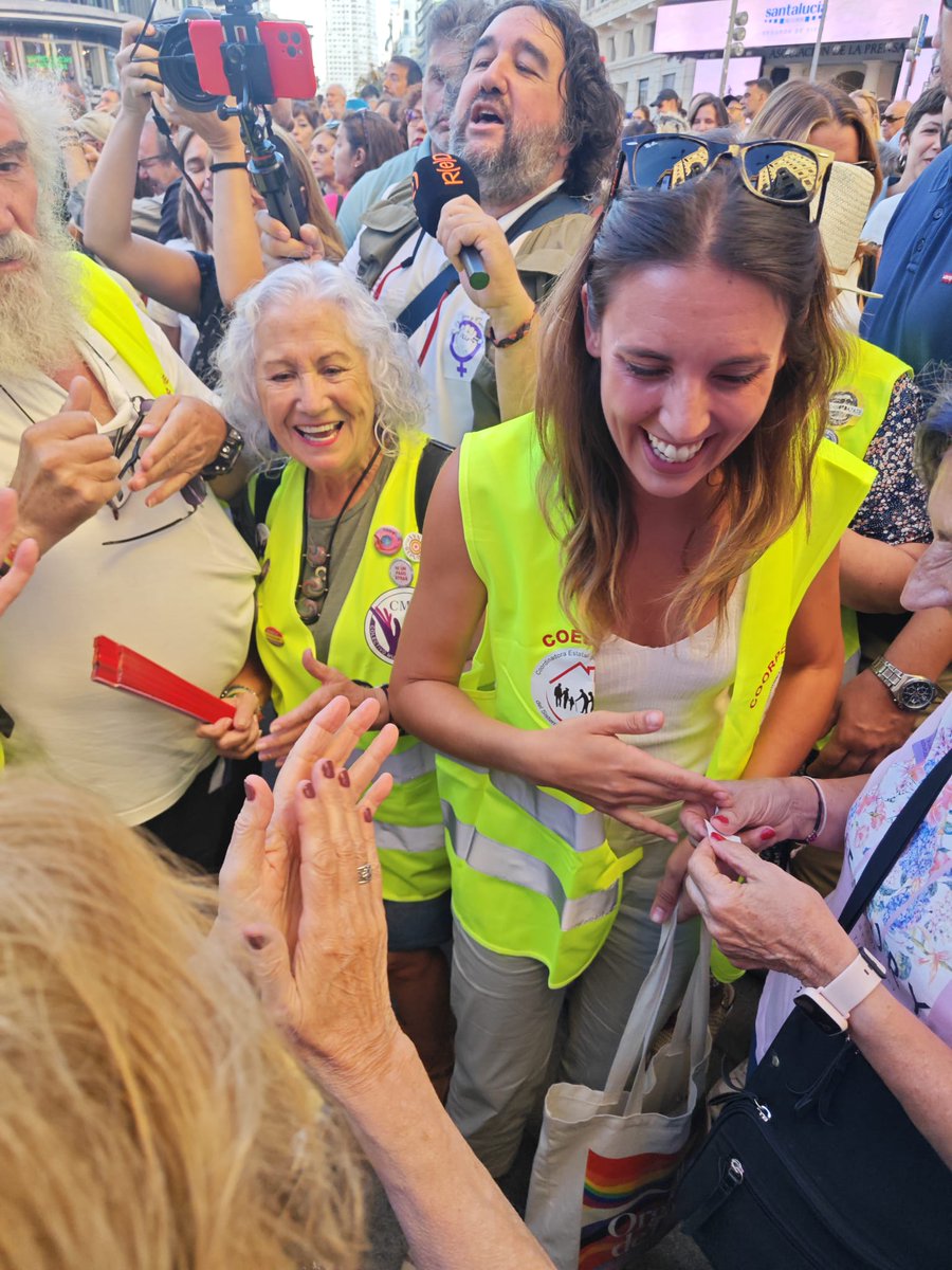 Ayer 28 de agosto en Madrid, Coorpenmadrid  COESPE, por la defensa de los derechos de la Mujer.
