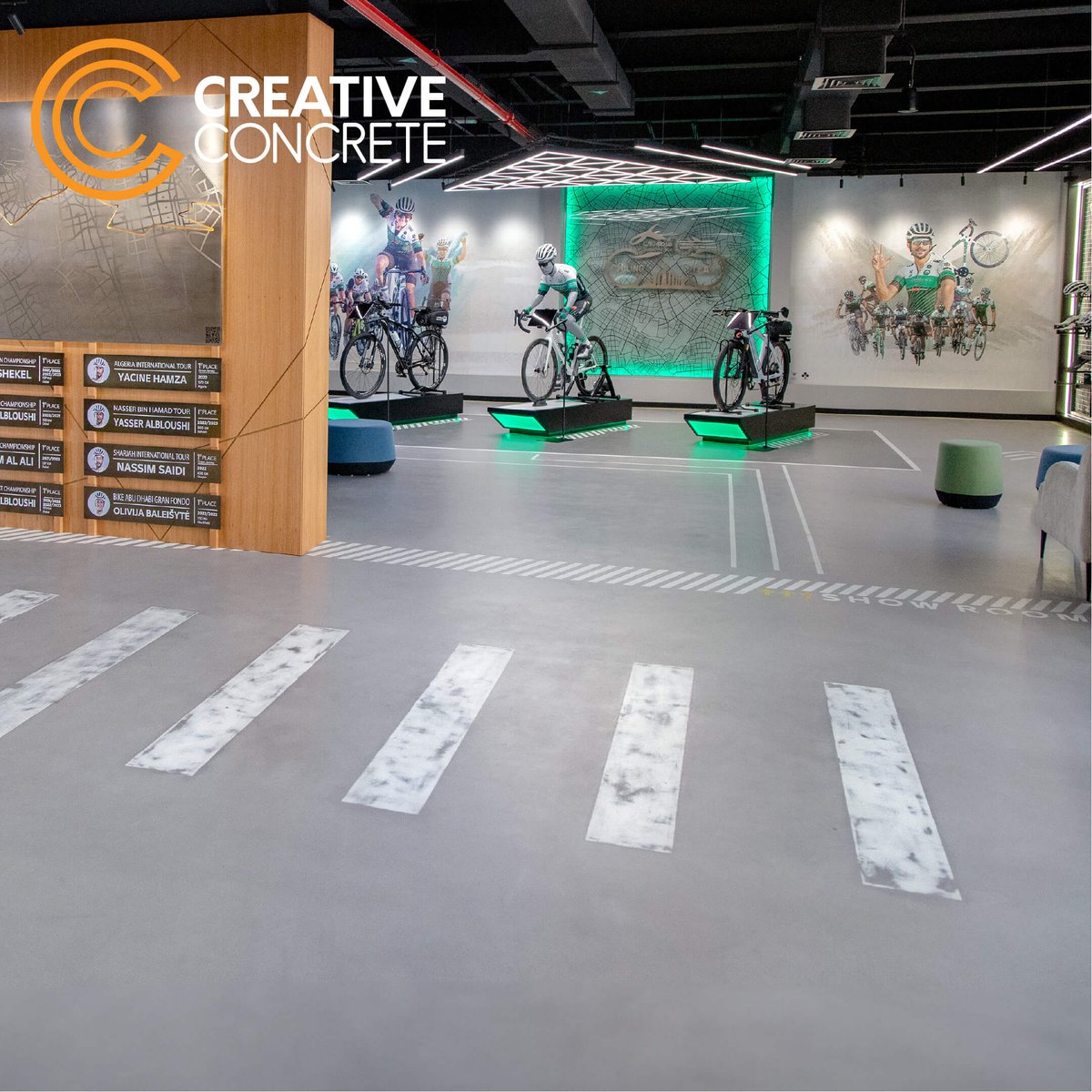creativecreteme's tweet photo. TopCrete Micro Topping @ Dubai Police Club: the subtle elegance of the TopCrete 220 seamless floors bring out and complement the open floor design of this beautiful sports club.
#TopCrete220 #polishedconcrete #coloredconcrete #decorativeconcrete #architecturalconcrete https://t.co/rp4rCaqk1p