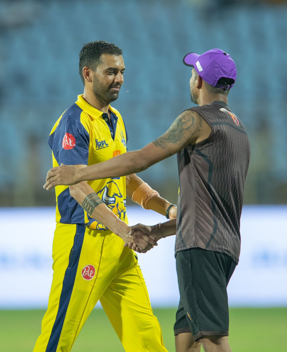 Bhilwarabulls's tweet photo. "In our first match, despite a loss, our team's impressive performance shone through. We're determined to carry this momentum into the next game and aim for an even stronger outcome."
#bhilwarabulls #RajasthanPremierLeague #rpl23 #RPL2023 #captainchahar https://t.co/K8eliW1qRk