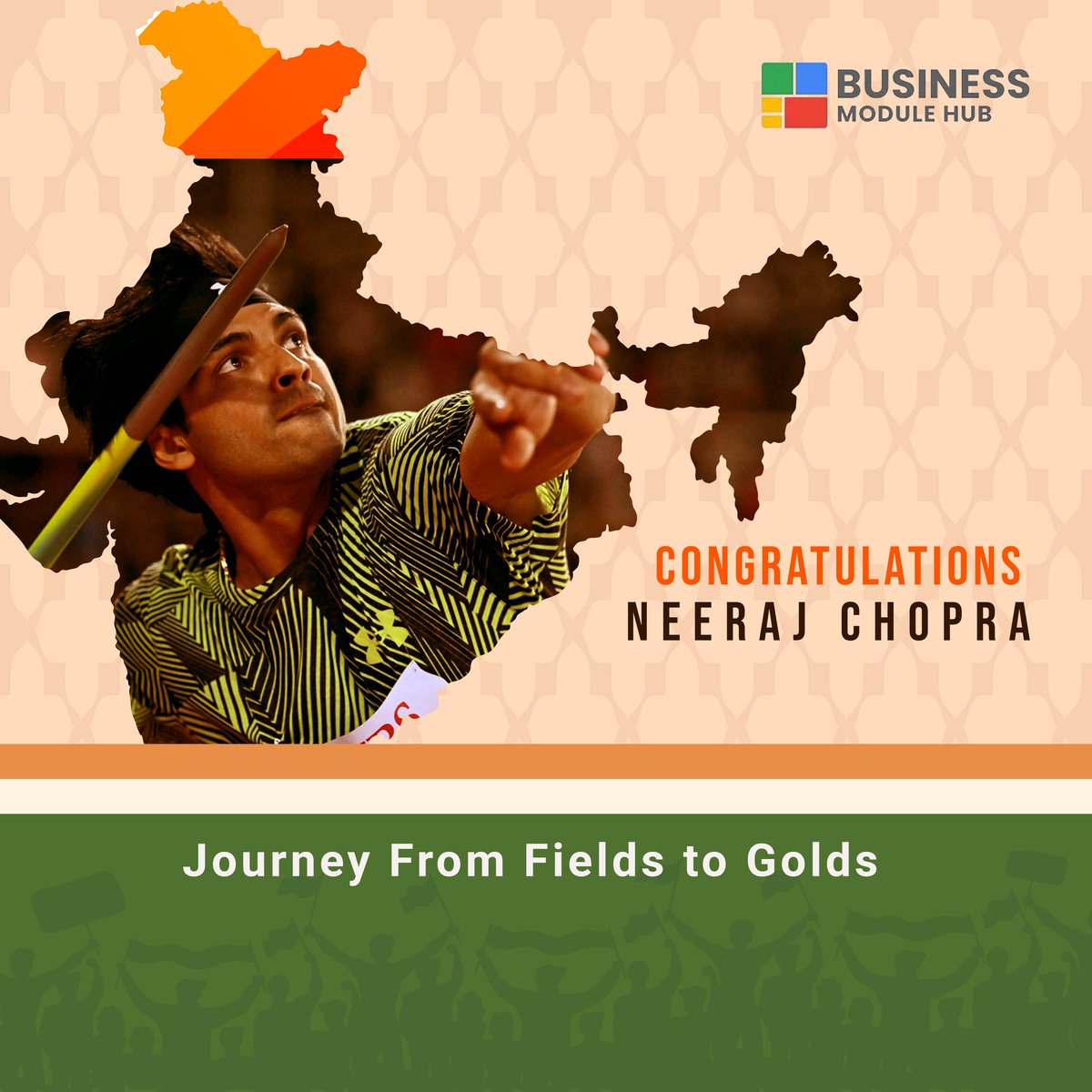 BusinessModule's tweet image. #FromDreamsToGold
Neeraj Chopra's inspiring journey of dedication, discipline & triumph...!!
#NeerajChopra #javelinthrow #gold #bmh