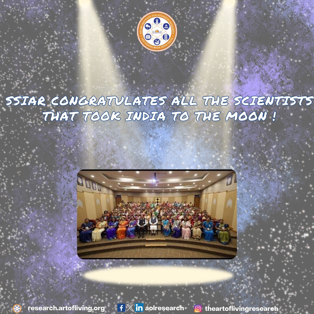 aolresearch's tweet photo. Sri Sri Institute for Advance Research congratulates all the Scientists that took India to the Moon.. !!
#chandrayaan3 #india #isro #moonlanding #Scientists #aolresearch #ssiar #srisri #artofliving https://t.co/PDuudSgwqY
