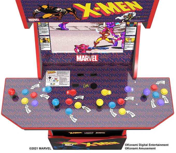 X-Men 4 Player Arcade Machine 