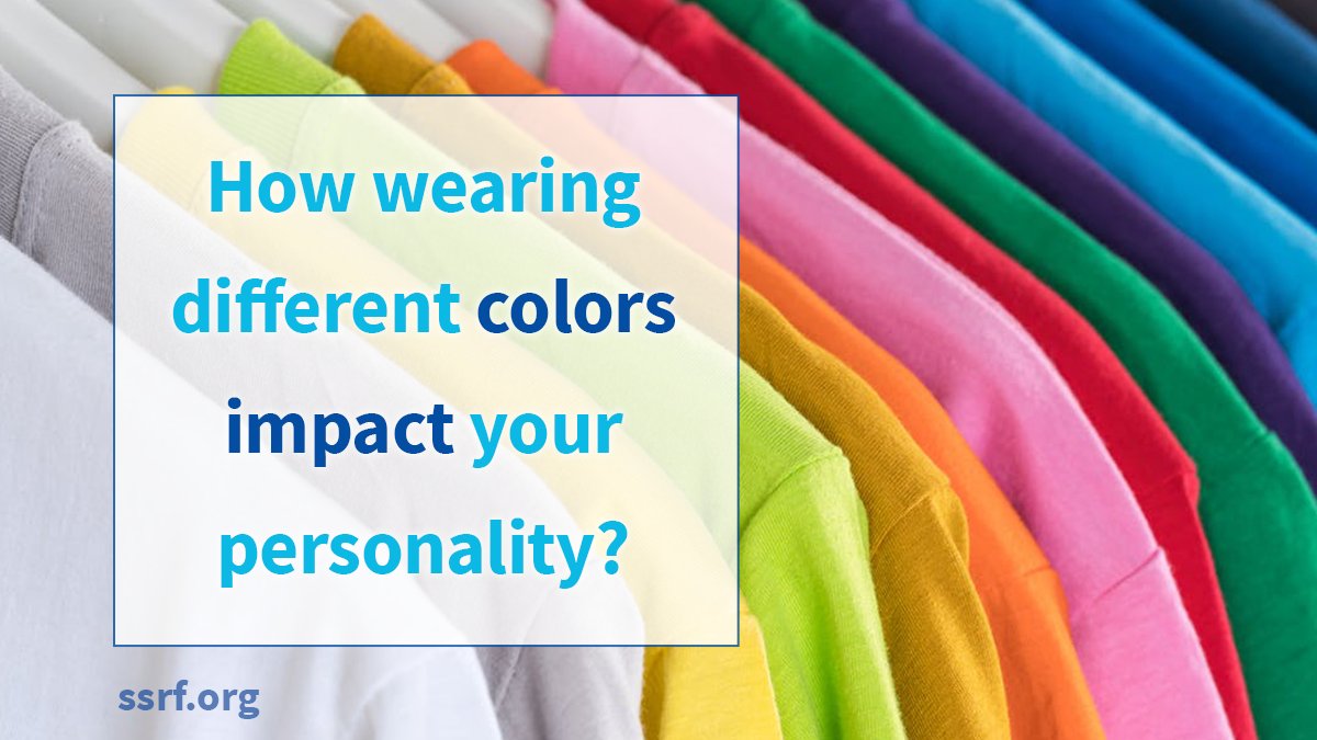Did you know that colour is an important factor to consider when selecting what clothing to wear as they can affect on a spiritual level? 

To find out what other colors are helpful, read here: ssrf.org/effects-of-wea…