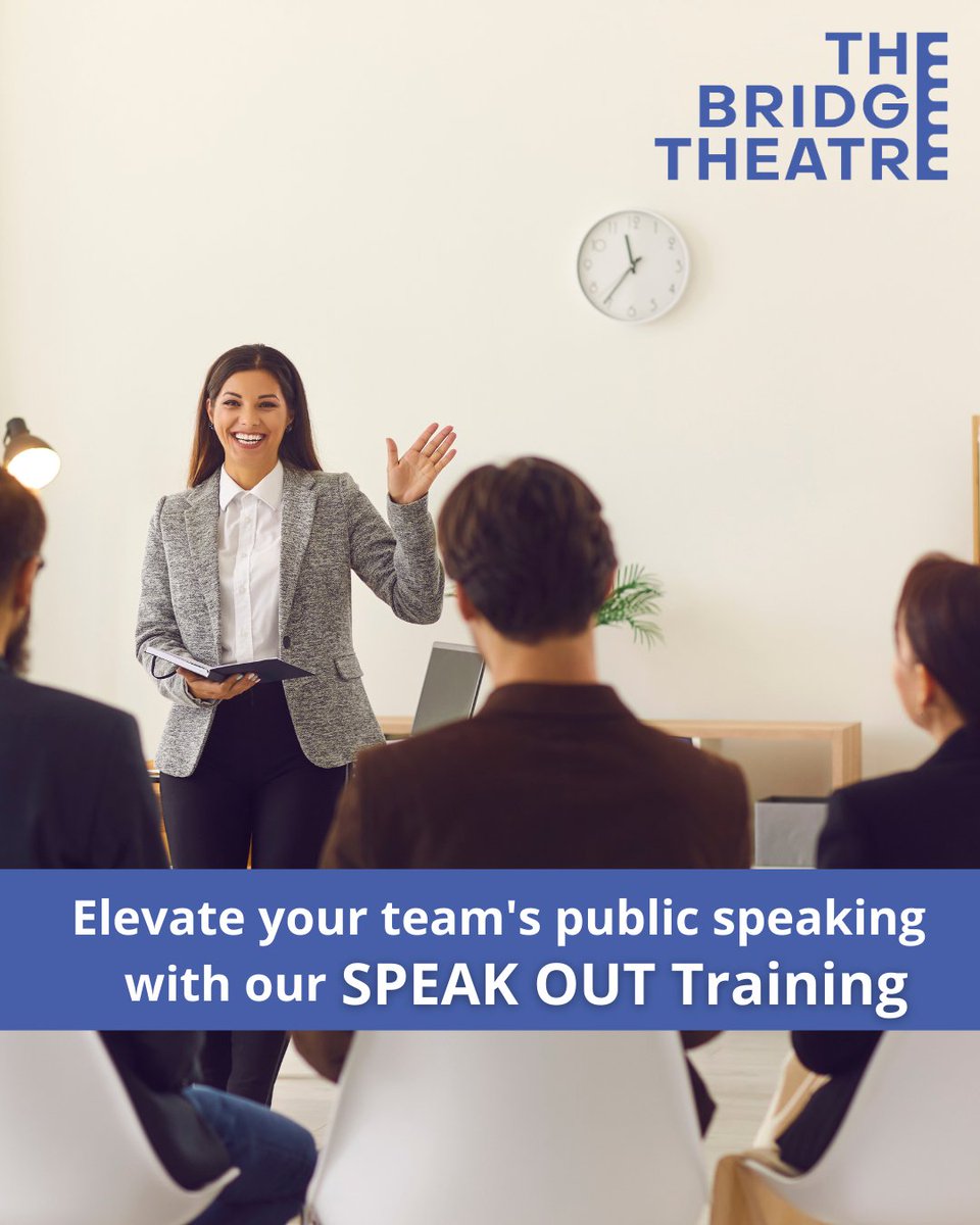 thebridge_bxl's tweet photo. 🚀 Elevate your team's public speaking skills! ✨
Discover acting-inspired techniques to command attention and convey ideas confidently with our SPEAK UP Training. 🗣️🏆
Empower your team to #SpeakUp
Learn more: https://t.co/xApqWRtDkh
#PublicSpeaking #WorkTraining https://t.co/5QTGY2mgCl