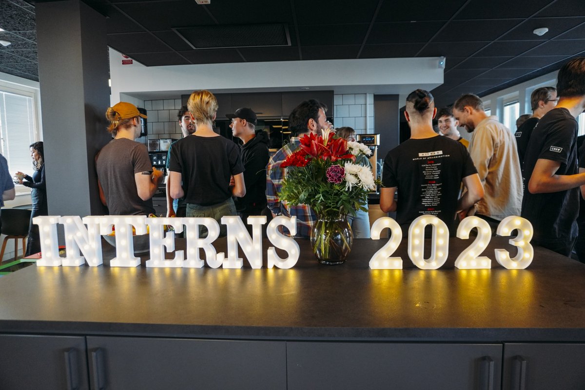 A warm welcome to our new interns from The Game Assembly who joined our Malmö studio for intro and Fika!