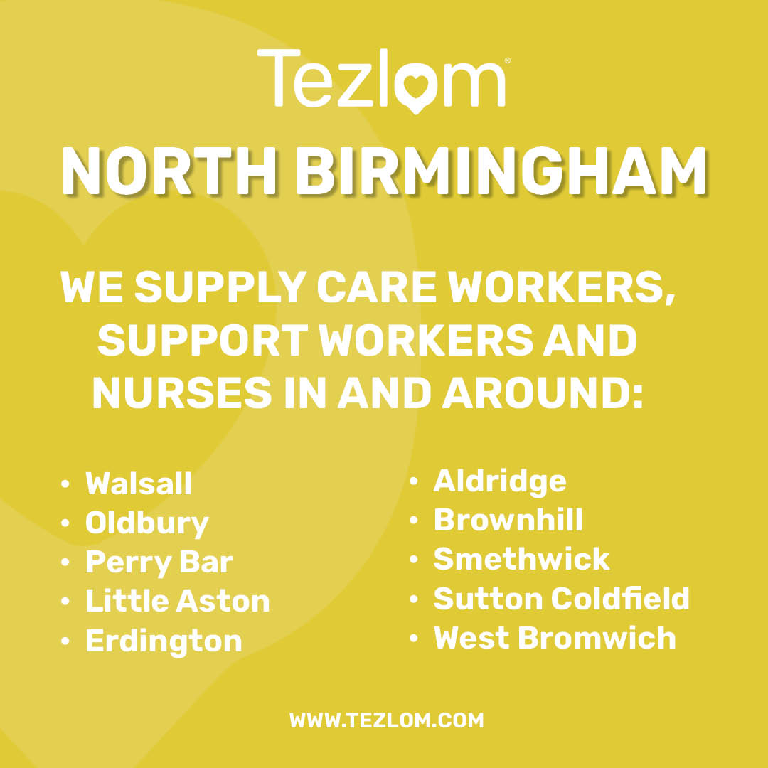 Tezlom (@tezlomofficial) on Twitter photo We supply care workers, support workers and nurses in and around the North Birmingham Area.
Get in touch with the team today:
T: 01922 670406 E: northbirmingham@tezlom.com We supply care workers, support workers and nurses in and around the North Birmingham Area.
Get in touch with the team today:
T: 01922 670406 E: northbirmingham@tezlom.com