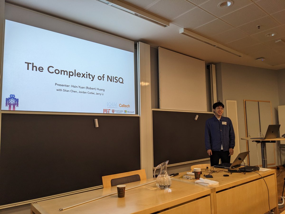Werner Dobrautz (@dobrautz) on Twitter photo Our 'Frontiers of near-term quantum computing' kicks off today with <a href="/RobertHuangHY/">Hsin-Yuan (Robert) Huang</a> 
<a href="/wacqt_sweden/">Wallenberg Centre for Quantum Technology - WACQT</a> <a href="/chalmersuniv/">Chalmers University of Technology</a> 
#frontiersofqc Our 'Frontiers of near-term quantum computing' kicks off today with <a href="/RobertHuangHY/">Hsin-Yuan (Robert) Huang</a> 
<a href="/wacqt_sweden/">Wallenberg Centre for Quantum Technology - WACQT</a> <a href="/chalmersuniv/">Chalmers University of Technology</a> 
#frontiersofqc