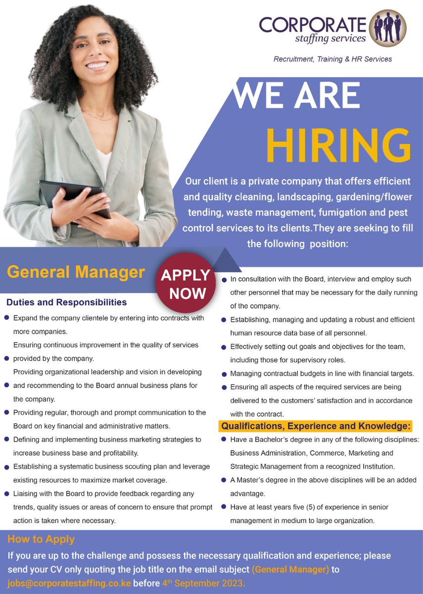 #administrationjobs #jobsinkenya