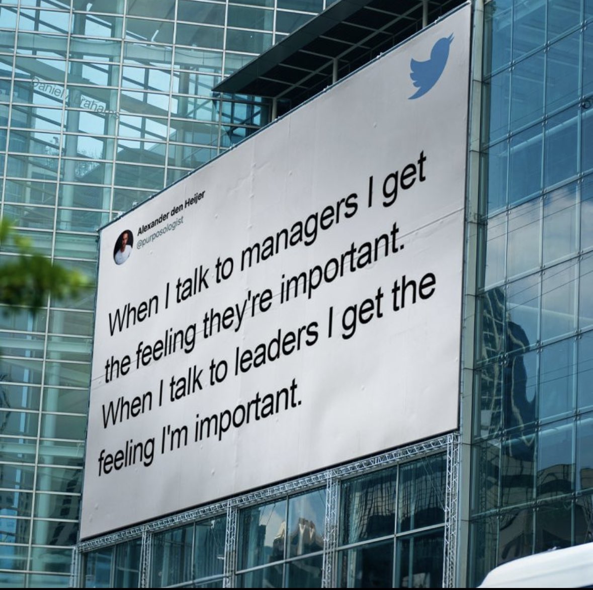 mkaram's tweet photo. Managers motivate their team members with rewards, while leaders motivate their team members with a sense of purpose.
#quotes #LeadershipDevelopment https://t.co/neKiKTHqhF