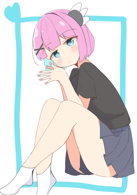 おすわり千代田桃…#まちカドまぞく 