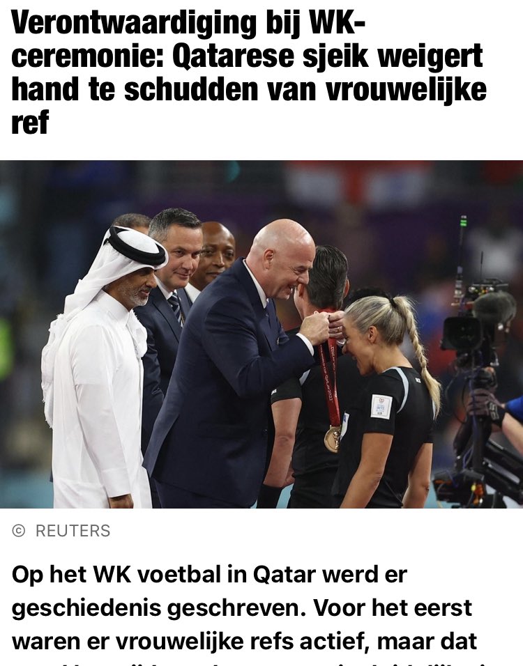 Hey, FIFA, we moeten eens praten over moraal en dubbele standaards en zo.