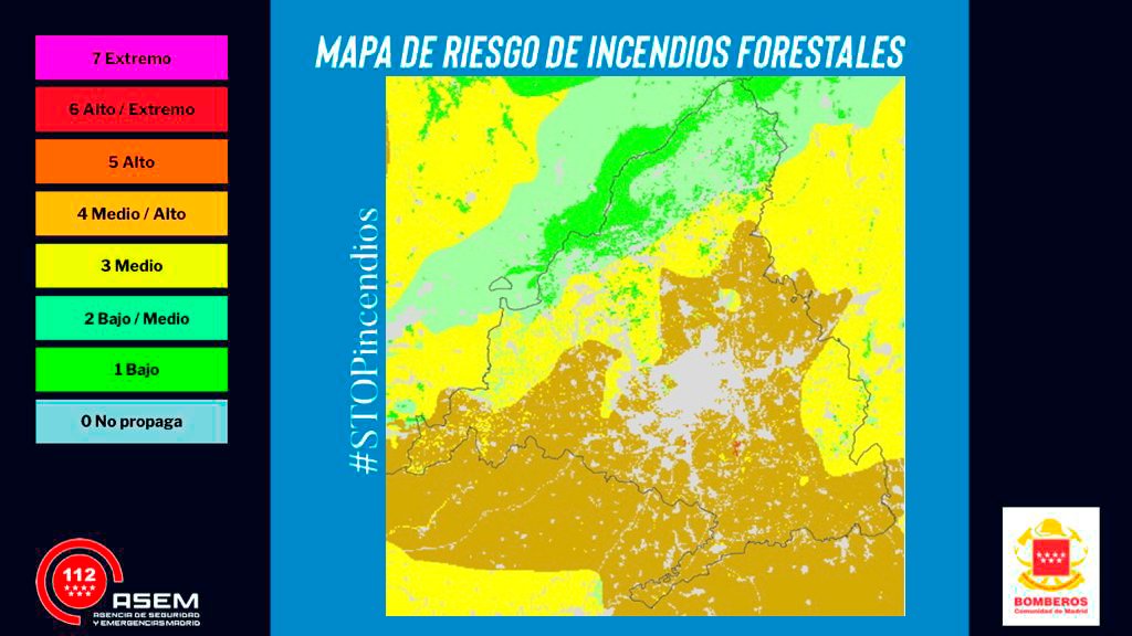 ⚠ Mapa de riesgo de #IncendiosForestales 🔥

🗓 Martes 29 de agosto.

#BomberosCM 
#STOPincendios 
#0incendios
#IIFF
#INFOMA23 
#ASEM112