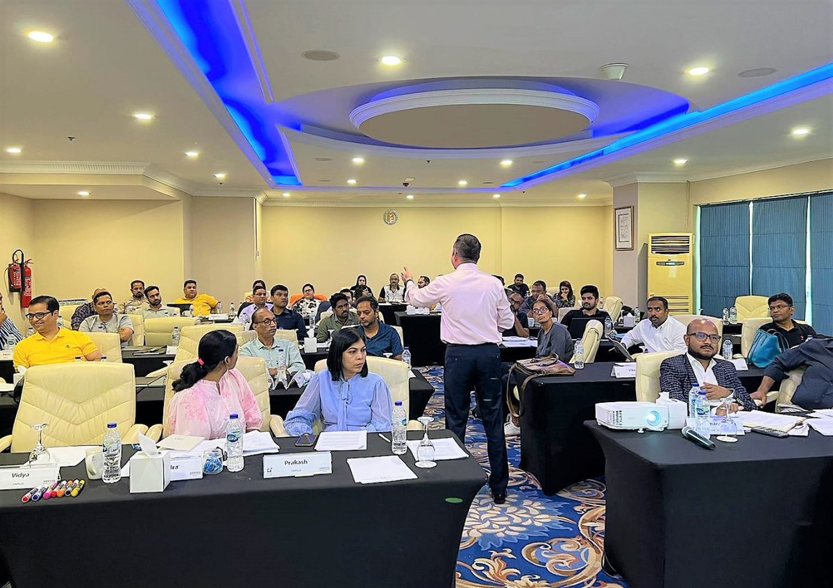 askhimanshurai's tweet photo. The discussions with our @IIM_I #GMPE participants in #Dubai helps me learn so much. Their insights and passion for knowledge reminded me why I'm in this field. Teaching is a journey we take together.
#IIMIat26 #IIMIndore #Teaching #Passion #Learning https://t.co/o613w5b3XO
