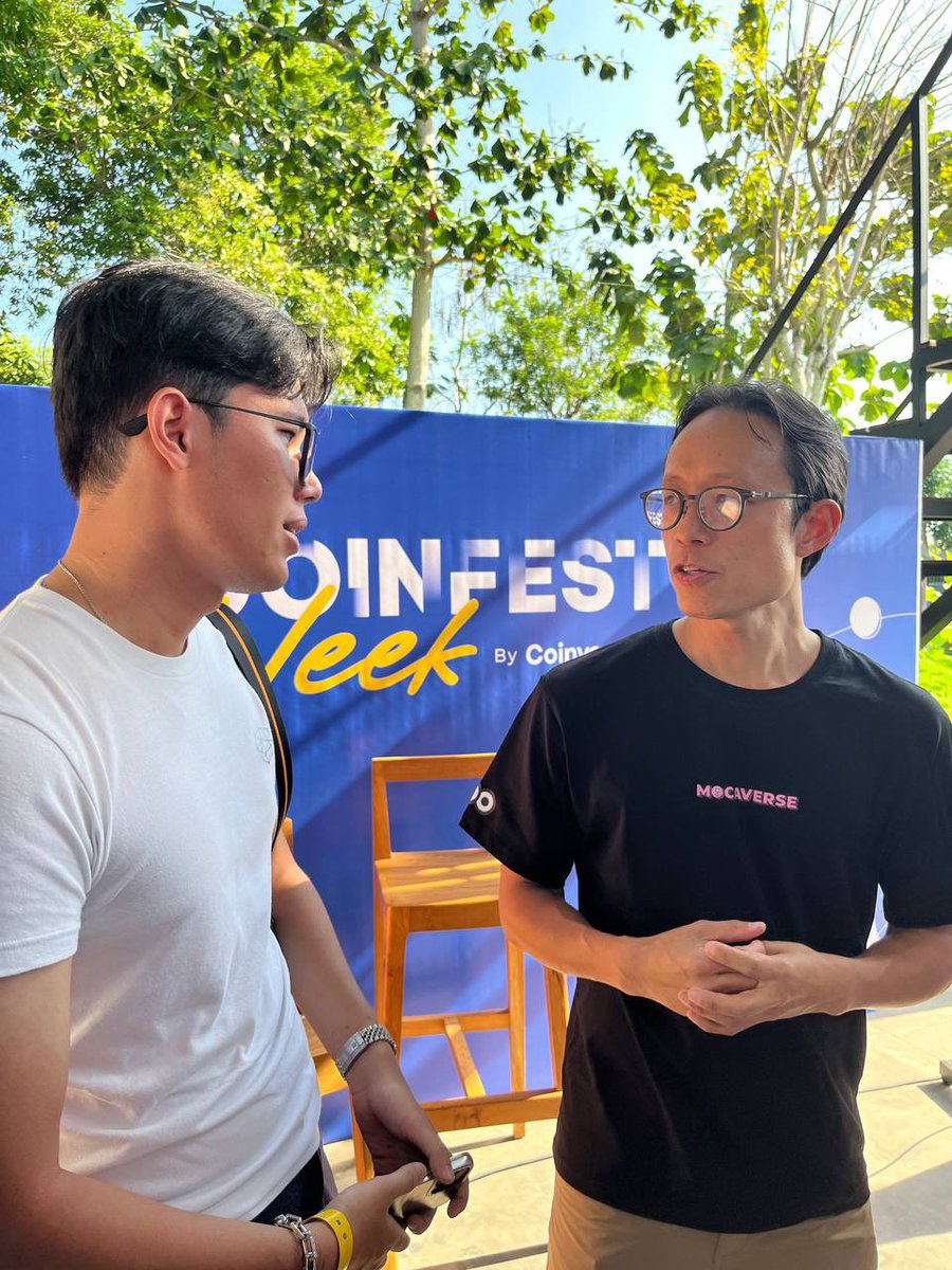 Had an interesting talk with <a href="/ysiu/">Yat Siu</a> during the Coinfest Asia about the future of interoperability in the web 3.0 game industry. Onboarding traditional gamers start with interoperability where they don’t need to choose the complexity of different chains. Similar with the concept of