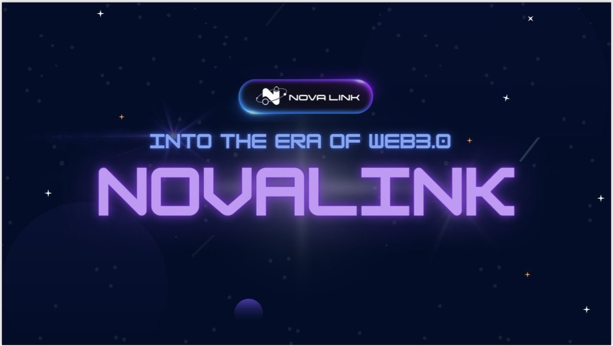 NovaLinkLab's tweet photo. NovaLink — Beta Launch Sept 1

Why NovaLink - https://t.co/ep3ENKF3o8

NovaLink Full Overview - https://t.co/qDmljYd1IJ https://t.co/t5fdTBqRPq