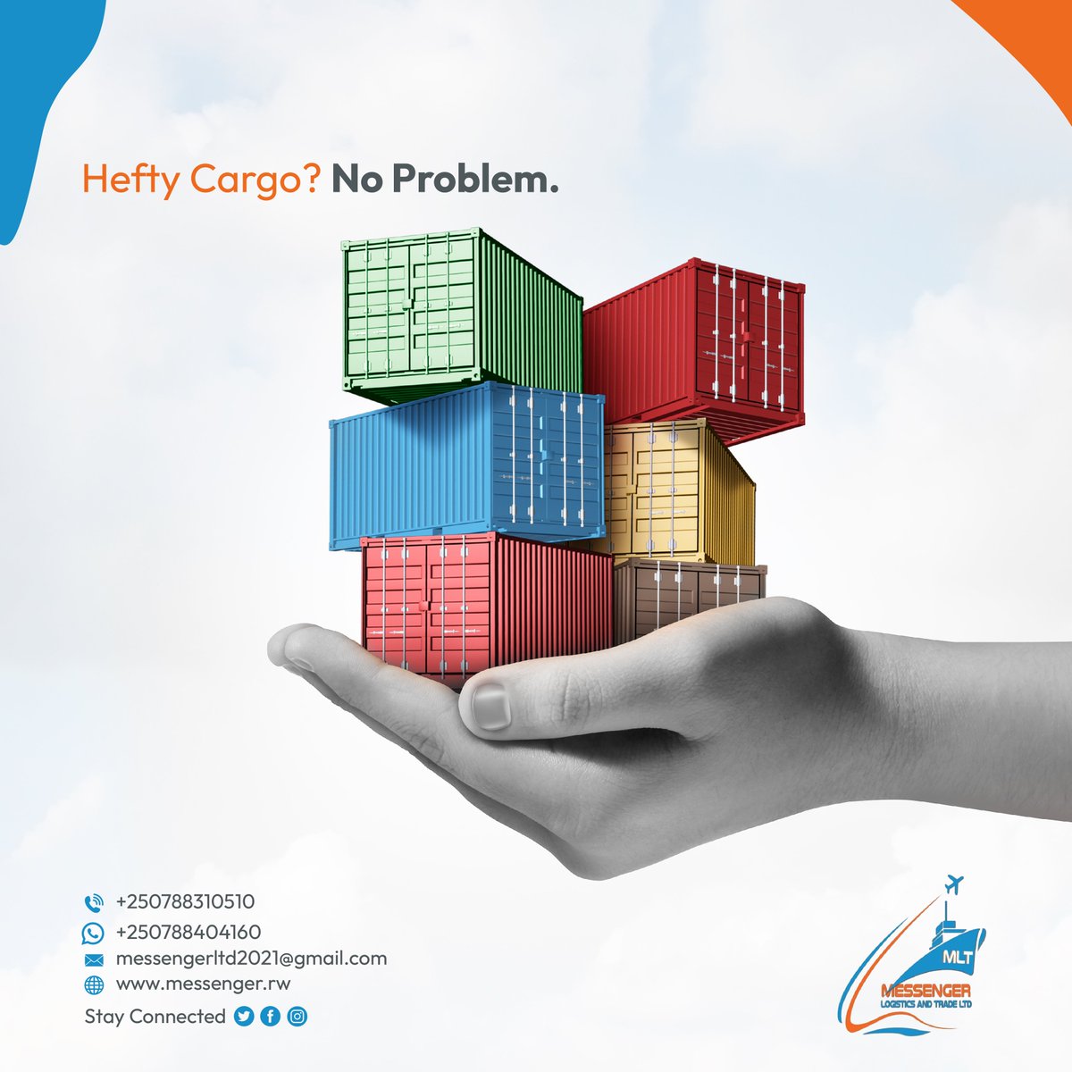 You rest assured, we handle your cargo no matter how bulky, big, or exceptional it might be.

Visit our website to learn more.

#MessengerLogisticsAndTrade #projectcargo #ImportAndExport