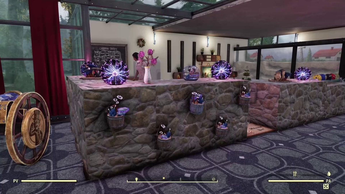auvieuxgamer's tweet photo. Séparation en pierre entre le grand salon et la cuisine #fallout76 #fallout76camp #fallout #byPapi
UN JOUR UN CAMP épisode 1114 : https://t.co/k7wCAdy1kL https://t.co/sOHYb3BspW