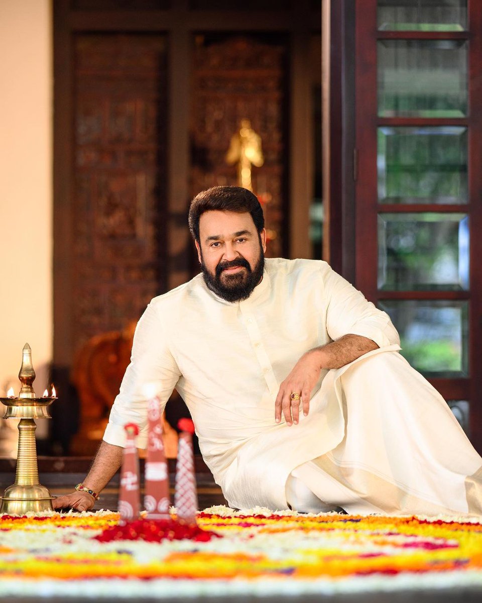 igmalayalam's tweet photo. Lalettan's Onam Click 🌸 #onam2023 https://t.co/G0m1UQ5d9y