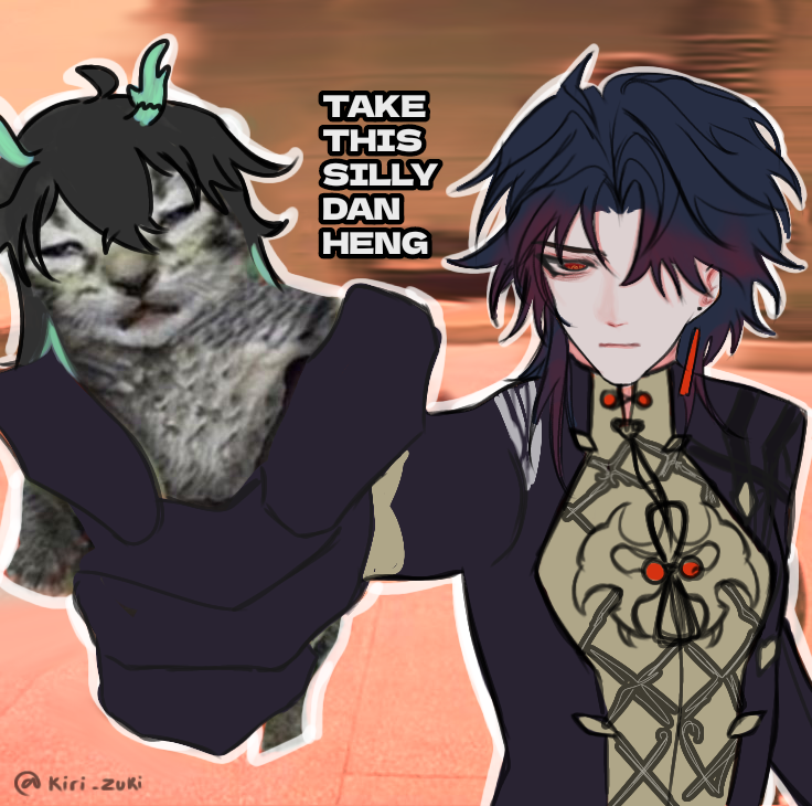 kiri_zuki's tweet photo. Blade gives u his silly Dan Heng IL meow meow plz take it (￣ω￣)
#HonkaiStarRail #DanHeng #ImbibitorLunae #Blade https://t.co/eN8428sgnO