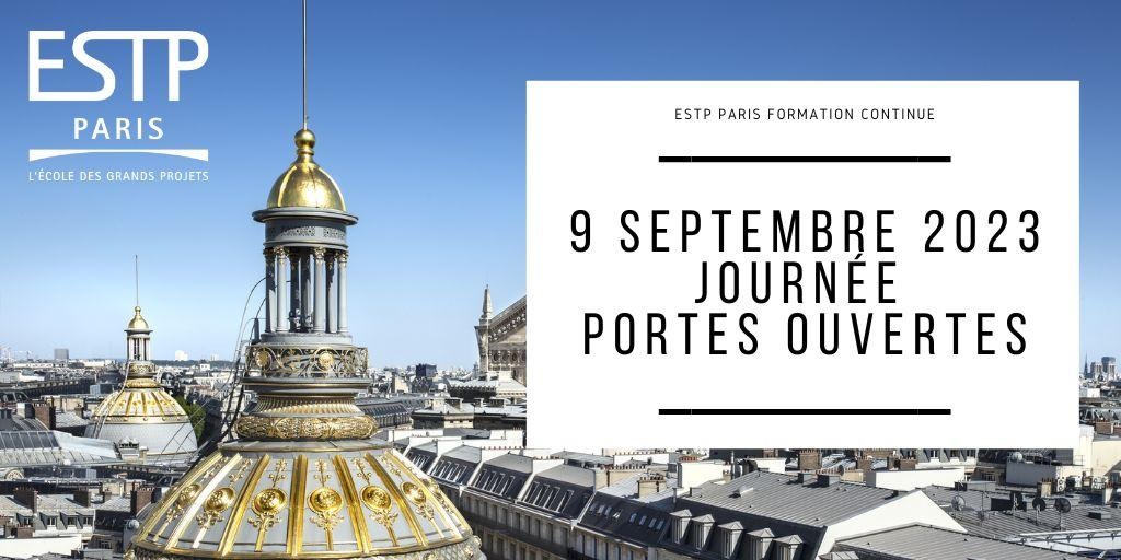 sid_estp's tweet photo. L'ESTP Paris Formation Continue vous invite à venir découvrir leurs formations en Mastère Spécialisé [Bac +6], des atouts sûrs pour vous spécialiser et vous démarquer. 

📅 Samedi 9 septembre 2023 de 9h30 à 12h30
📍 Campus ESTP à Paris
🖋 Inscription : https://t.co/YWilWglFCz https://t.co/0zKs88FNxa
