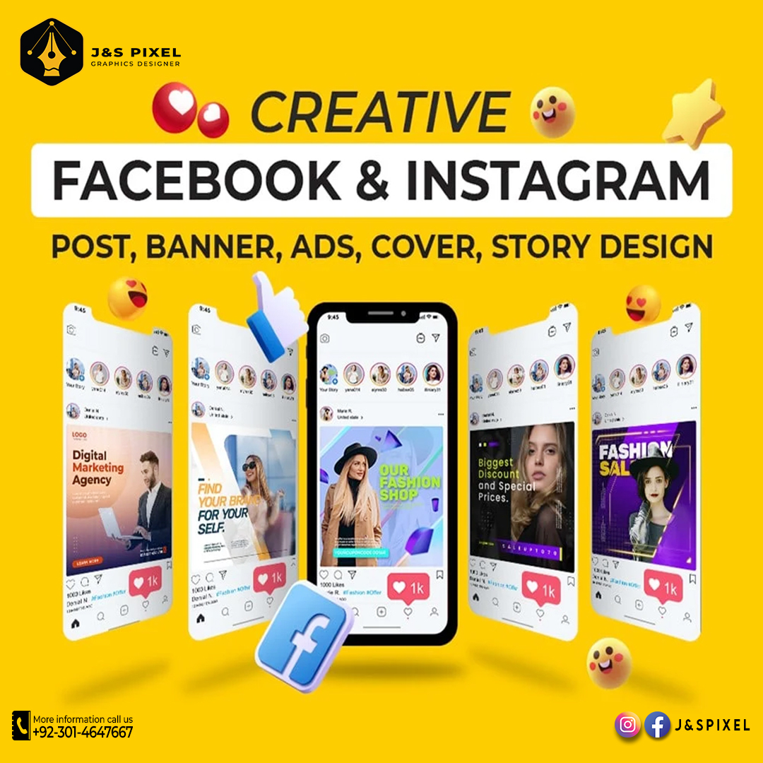 "Ignite Your Social Presence: Elevate Your Brand with Stunning Facebook Twitter Instagram Post Designs,Crafted Just for You"