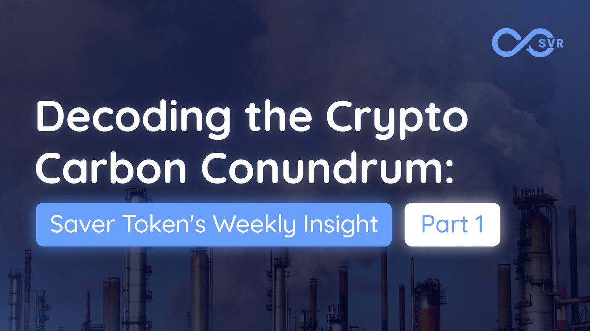 SaverToken's tweet photo. 1/2 🚀 Hey, #SaverToken community! Ready for our Weekly Crypto Mining Fact? 

Let's dive into the environmental side of #cryptomining 🌍  

🔍 It's not just about #mining coins; it's about the planet too. Key factors affect emissions: https://t.co/pmy8WvUtqo