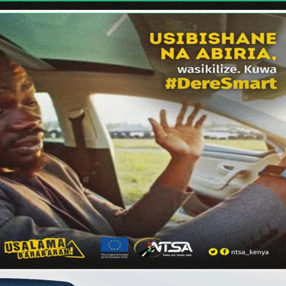 PublicWorksKen's tweet photo. Abiria wana haki ya kusafiri salama wasikilize and "slow down!" speed kills.
#DereSmart
#UsalamaBarabarani https://t.co/5aNMi2s4Qz