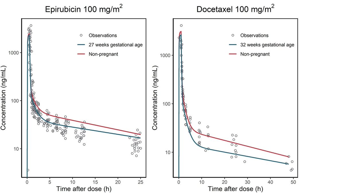 thomasdorlo's tweet photo. Can we predict the PK of cytotoxic drugs in pregnant women by incorporating gestational changes into existing population PK models? We evaluated this using unique real-world PK data from pregnant women on cancer treatment.
https://t.co/E6XhvnYogZ https://t.co/OXnAdMM9Rq