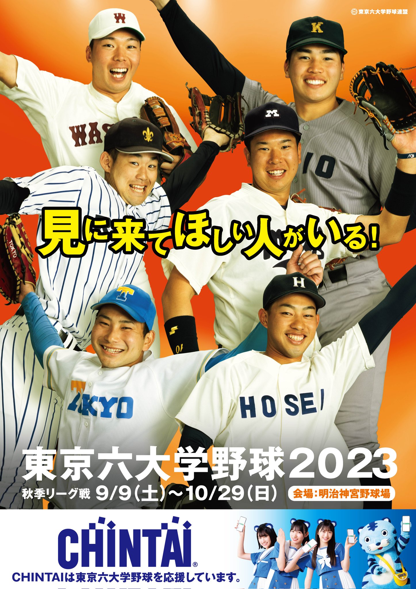 東京６大学野球ポスター   / X