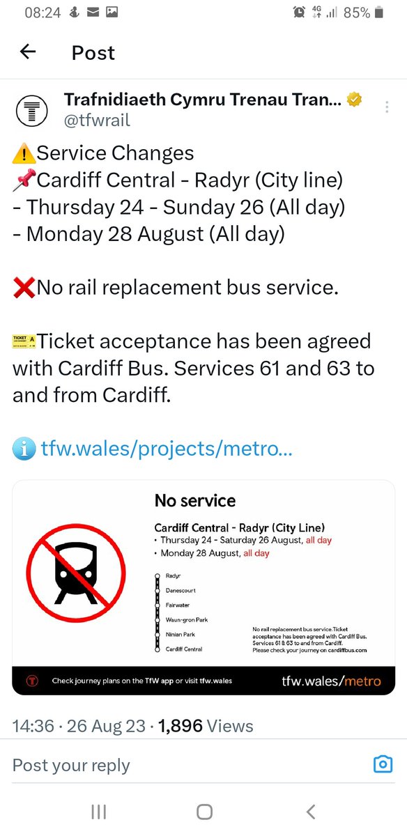 stevewade12's tweet photo. @tfwrail According to your post below, these works were due to finish by yesterday. When will the line reopen? https://t.co/vMiNmoBS3z