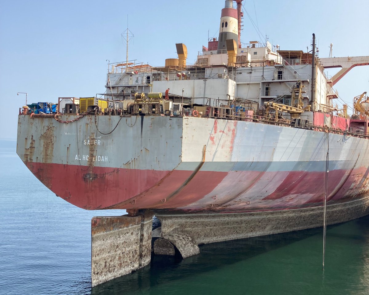 beleefboskalis's tweet image. Update FSO Safer salvage operation - After having removed all the oil from the decaying FSO Safer in Yemen on 11 August, our SMIT Salvage colleagues completed the final activities yesterday and are currently on their way to Djibouti aboard our support vessel Ndeavor. #FSOSafer
