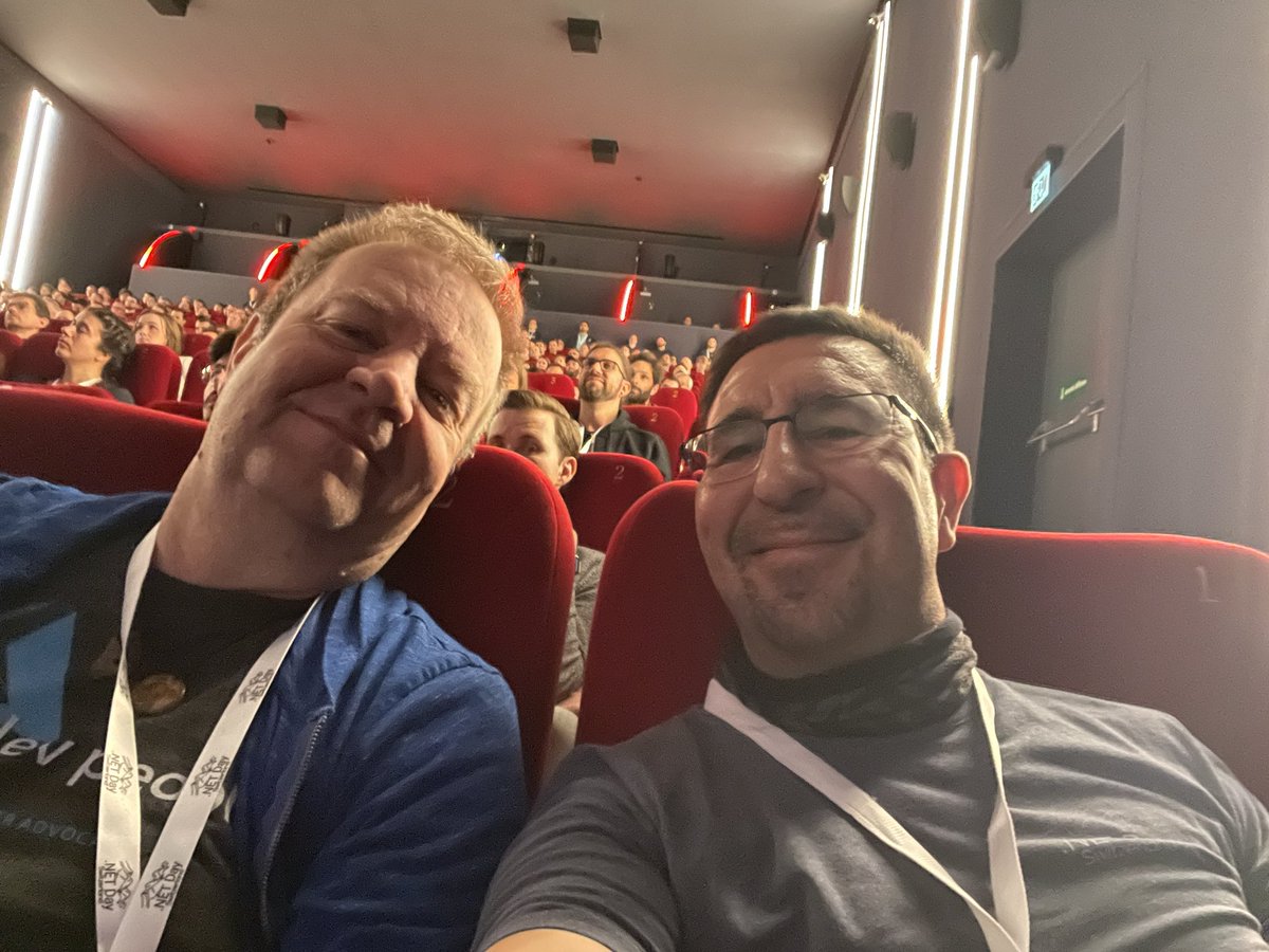 Jose Luis Latorre | #MVP | #K6 | @DotNetZurich (@joslat) on Twitter photo At <a href="/dotnetday_ch/">DotNetDay CH</a> giving a 👋🏻 & having a blast💥! Amazing company and learning from all sides!! <a href="/jongalloway/">Jon Galloway</a> at front, <a href="/LBugnion/">Laurent Bugnion @ 🏡🇨🇭</a> to my right and <a href="/donasarkar/">Dona Sarkar</a> right behind… what a lineup!! (And many other experts & speakers near too, too many to mention them all..) #dotnetdaych At <a href="/dotnetday_ch/">DotNetDay CH</a> giving a 👋🏻 & having a blast💥! Amazing company and learning from all sides!! <a href="/jongalloway/">Jon Galloway</a> at front, <a href="/LBugnion/">Laurent Bugnion @ 🏡🇨🇭</a> to my right and <a href="/donasarkar/">Dona Sarkar</a> right behind… what a lineup!! (And many other experts & speakers near too, too many to mention them all..) #dotnetdaych