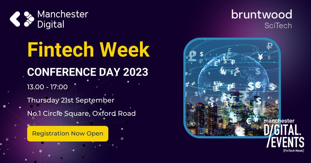 BW_SciTech's tweet photo. We’re excited to announce that we’re partnering with @McrDig for their Fintech Week this September, as we showcase and celebrate Greater Manchester’s thriving fintech sector!

Find out what’s happening across the week and sign up here ⬇️
https://t.co/MW3qHIHTFn
#MDFintechWeek https://t.co/li7YS8u7Cp