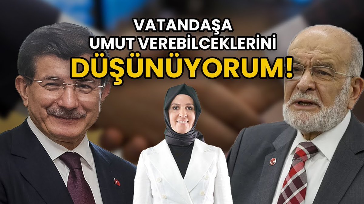 DAVUTOĞLU İLE KARAMOLLAOĞLU BİR ARAYA GELDİ! Gelecek Partili Habibe Çiftçioğlu (@Hbb_Ciftcioglu) yorumladı youtube.com/watch?v=gb_U6M… @gizemfidanhaber @GelecekPartiTR #gelecekpartisi